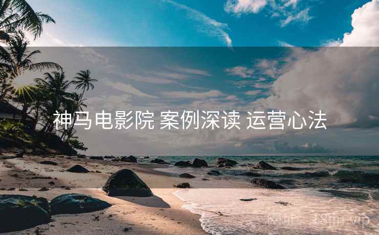 神马电影院 案例深读 运营心法
