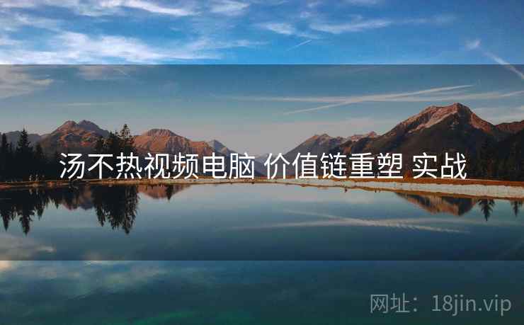 汤不热视频电脑 价值链重塑 实战