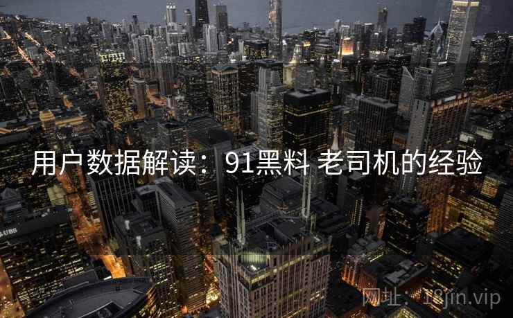 用户数据解读：91黑料 老司机的经验