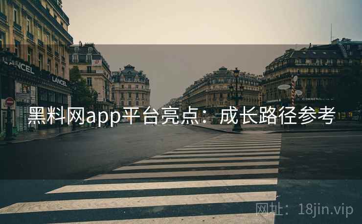 黑料网app平台亮点：成长路径参考