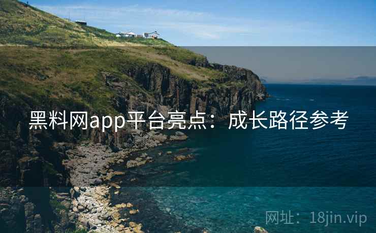 黑料网app平台亮点：成长路径参考