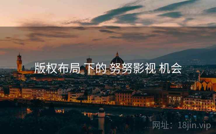 版权布局 下的 努努影视 机会