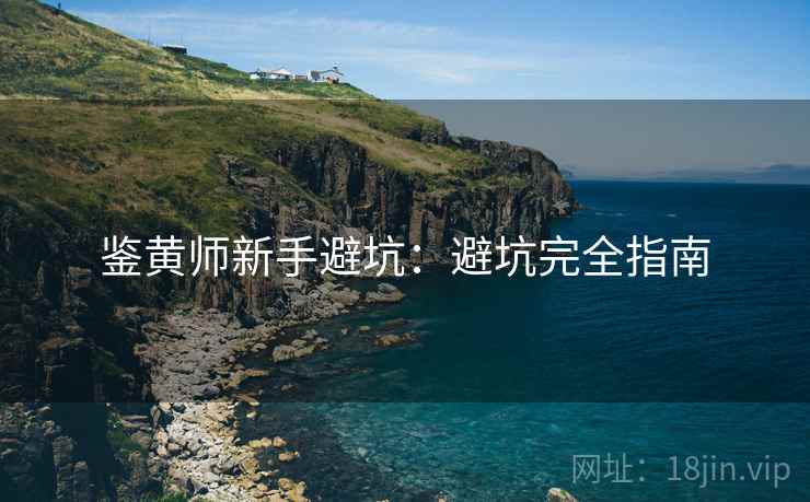 鉴黄师新手避坑：避坑完全指南
